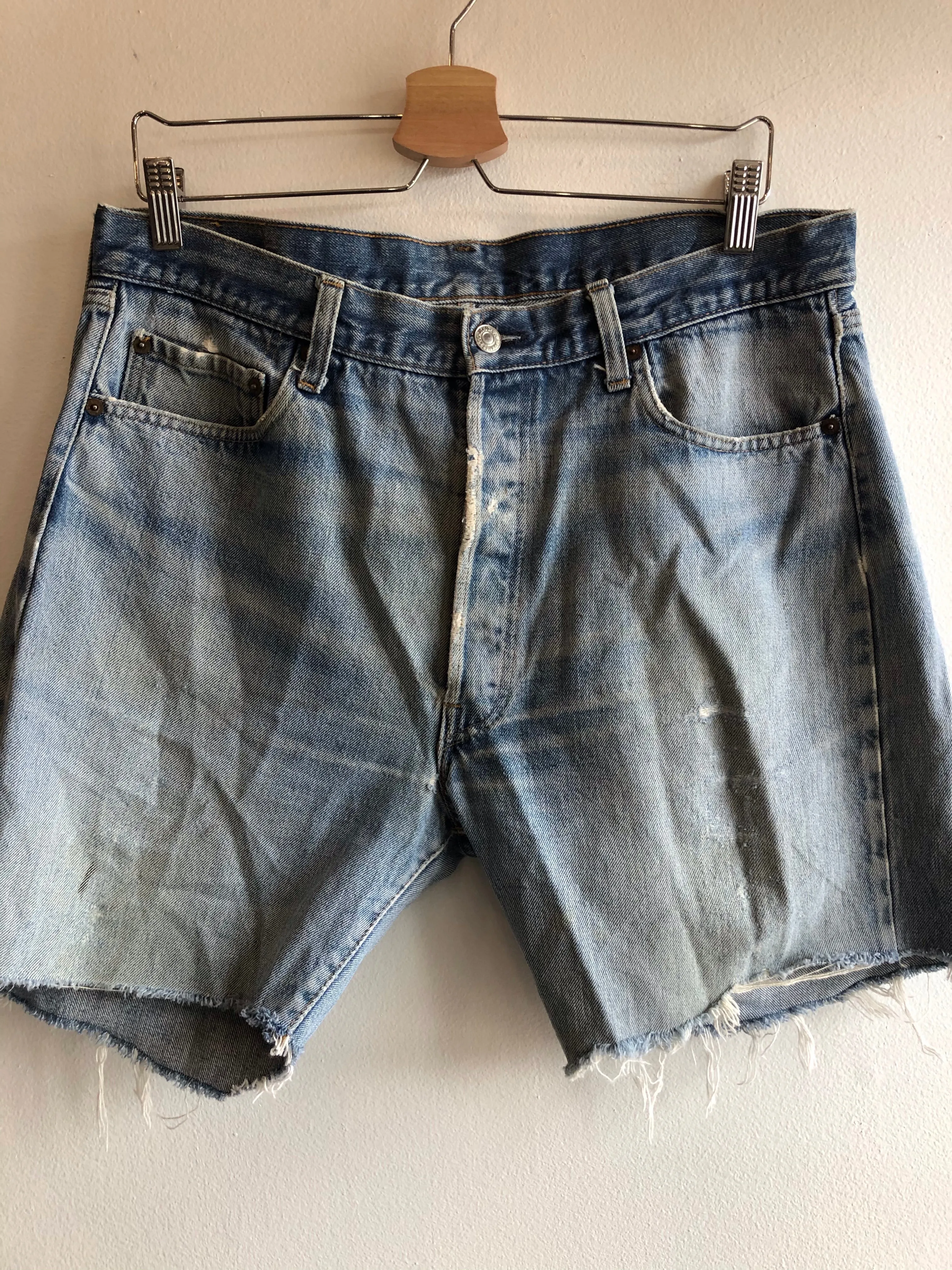 Vintage 1980s Levis Selvedge Denim Shorts