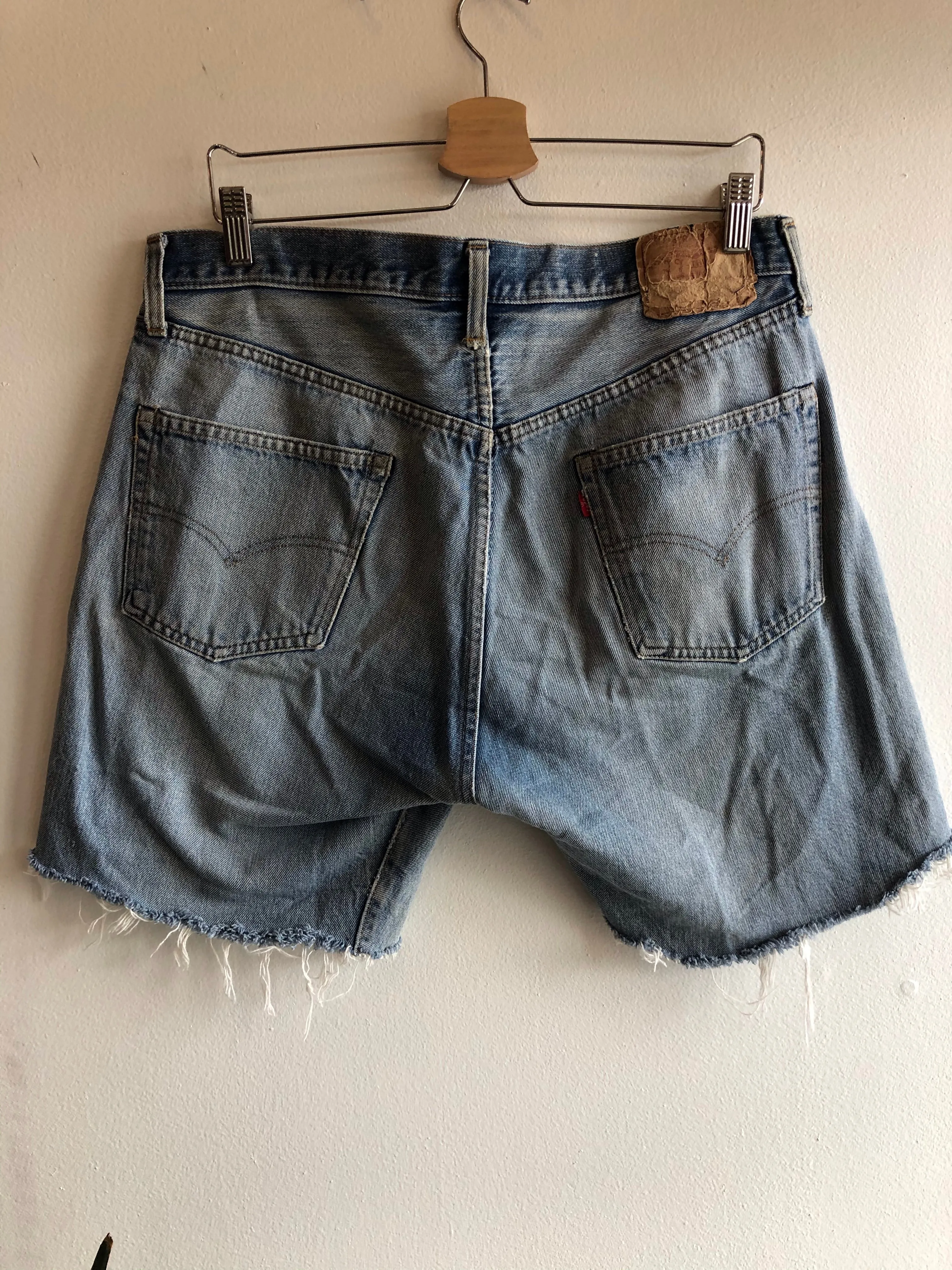 Vintage 1980s Levis Selvedge Denim Shorts
