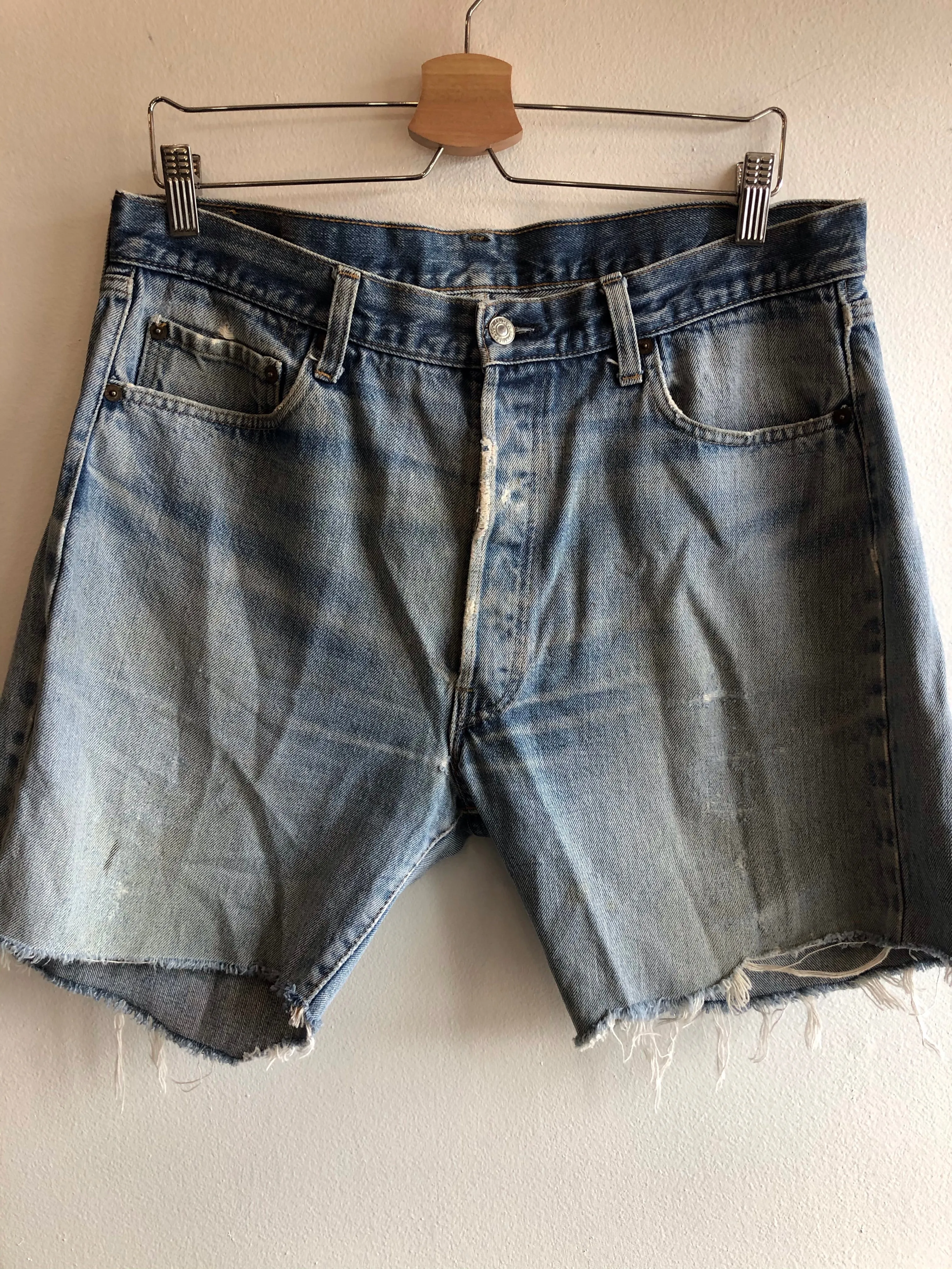 Vintage 1980s Levis Selvedge Denim Shorts