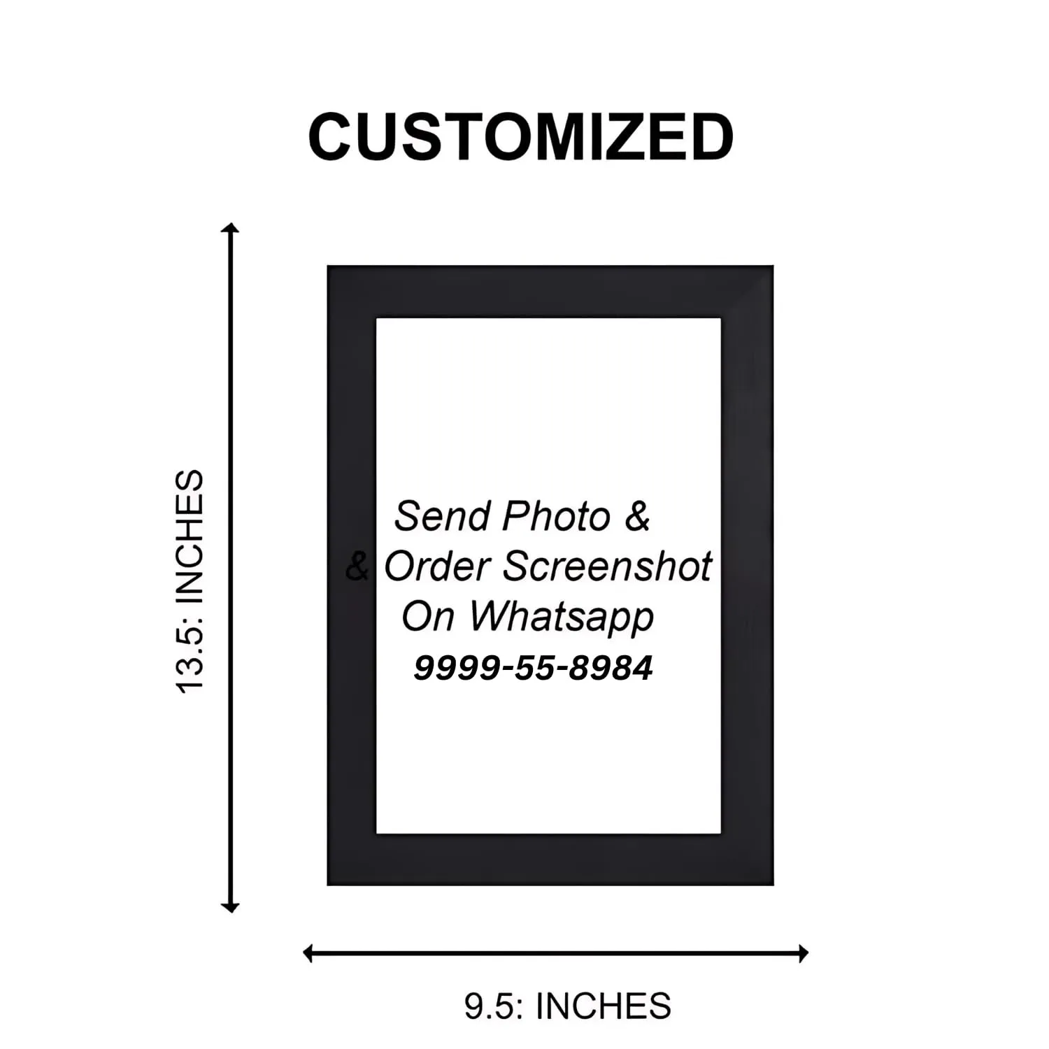 Wooden Customized Personalized Happy Anniversary Collage Photo Frame With Names | Happy Wedding Memory A4 Size Frame Customised Birthday Gift Photo Frames For Wife, Husband, Parents, Friend, Wall