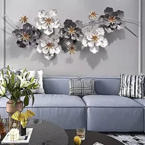 World Dc Metal Abstract Wall Art, Home Decoration Perfect for Living Room, Hotel, Restaurant, Bedroom, Drawing Room (Multicolor) (Size: 51 X 22 IN)