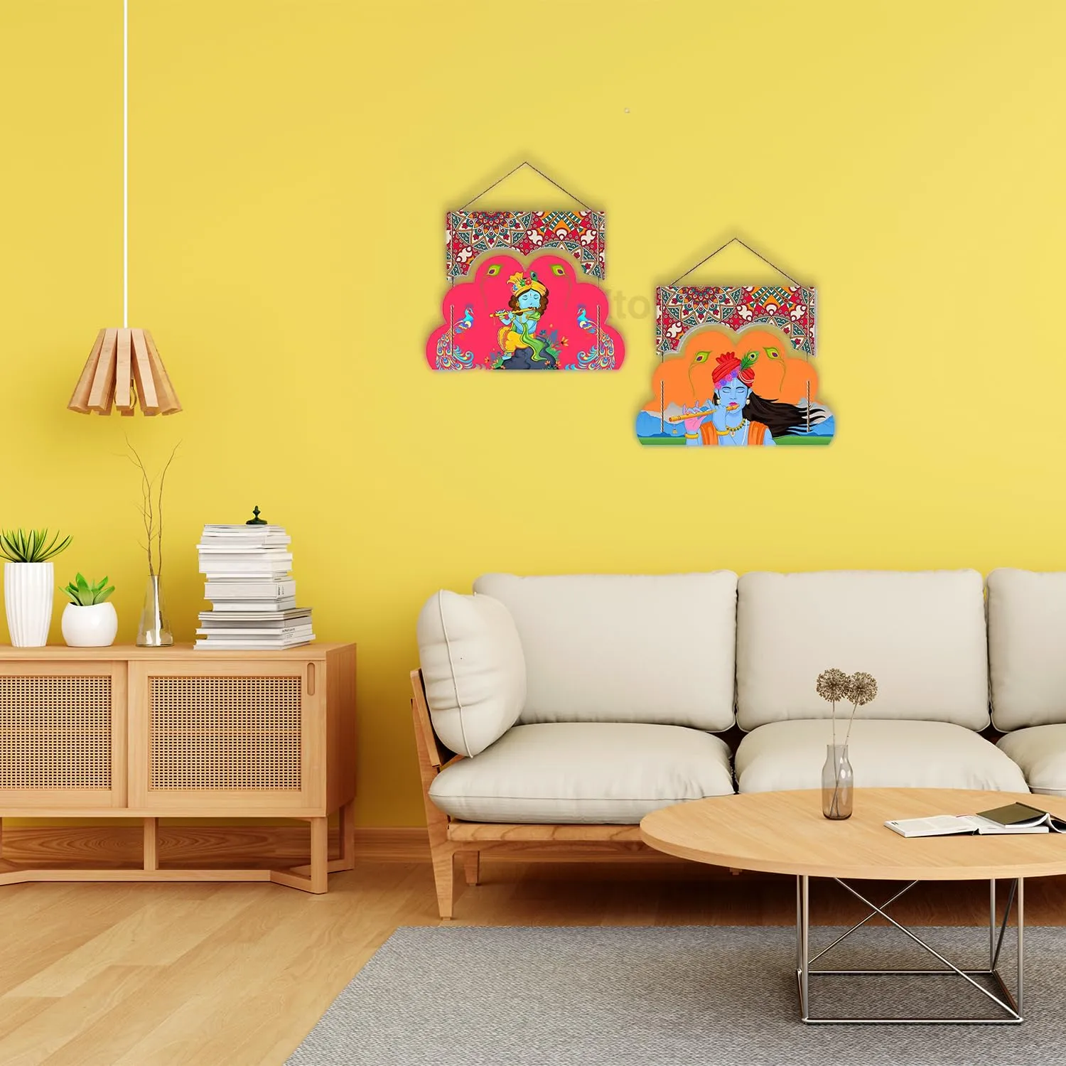Xtore Decorative Wall Art MDF Wooden Wall Hanger for Living Room | Bedroom | Office | Kitchen | Home Decor - (XT131)